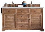 60 Inch Farmhouse Double Sink Bathroom Vanity Noctis Quartz