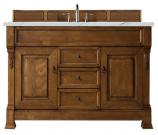 60 Inch Oak Single Sink Freestanding Bathroom Vanity Quartz