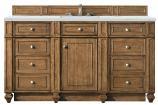 60 Inch Single Sink Brown Bathroom Vanity Noctis Quartz