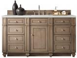 60 Inch Walnut Single Sink Bathroom Vanity Lime Delight Quartz