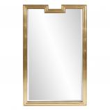 Danube Bright Gold Rectangular Mirror