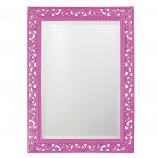Bristol Rectangular Mirror - Custom Painted Glossy Hot Pink