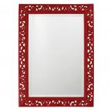 Bristol Rectangular Mirror - Custom Painted Glossy Red