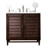 36 Inch Single Sink Bathroom Vanity in Mahogany with Choice of Top