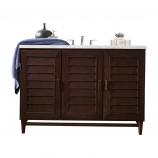 48 Inch Single Sink Bathroom Vanity in Mahogany with Electrical Component