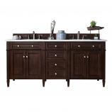 72 Inch Double Sink Bathroom Vanity with Choice of Top