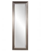 Chicago Rectangular Brushed Silver with Bright Silver Mirror
