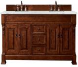 72 Inch Cherry Double Sink Bathroom Vanity Pearl Quartz