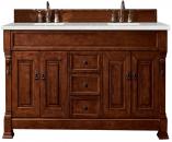 72 Inch Cherry Double Sink Bathroom Vanity Serena Quartz