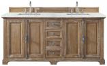 72 Inch Double Sink Farmhouse Bathroom Vanity Pearl Quartz