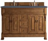 72 Inch Oak Double Sink Bathroom Vanity Charcoal Quartz