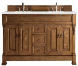 72 Inch Oak Double Sink Bathroom Vanity Serena Quartz Stone