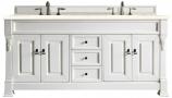 72 Inch White Double Sink Bathroom Vanity Marfil Quartz