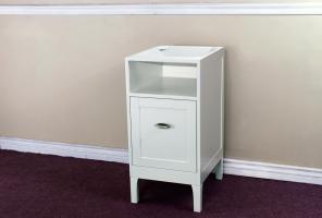 White Extra Drawer Side Cabinet