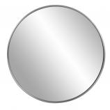 Copenhagen Brushed Silver Round Mirror