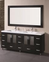 72 Inch Double Sink Bathroom Vanity in Espresso UVFVN203636ES72