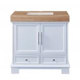 36 Inch White Single Sink Bathroom Vanity with Top Choice