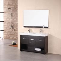 48 To 60 Inch Small Double Sink Bathroom Vanities 2019 48 Inch Modern Double Sink Bathroom Vanity In Espresso