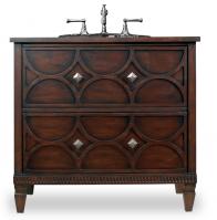 36 Inch Cherry Bathroom Vanity with Espresso Chestnut Finish