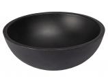 14 Inch Small Charcoal Concrete Round Vessel Sink