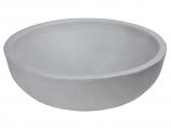 16 Inch Light Gray Concrete Round Vessel Sink