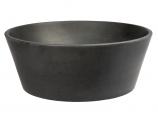 16 Inch Round Sloped Vessel Sink in Lava Stone