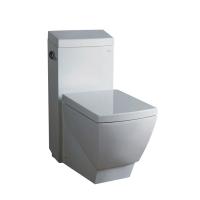 One Piece Square Toilet with Soft Close Seat