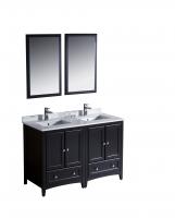 48 Inch Double Sink Bathroom Vanity in Espresso