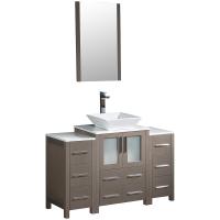 48 Inch Gray Oak Modern Bathroom Vanity