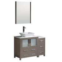 42 Inch Gray Oak Modern Bathroom Vanity