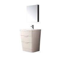 26 Inch Glossy White Modern Bathroom Vanity