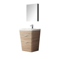 26 Inch White Oak Modern Bathroom Vanity