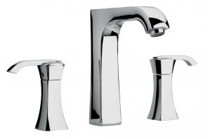 Dual Lever Roman Tub Faucet with Finish Option