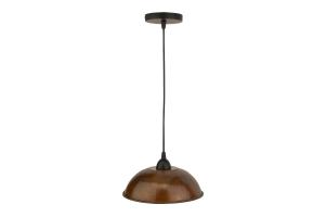Hand Hammered Copper 10.5 Inch Dome Pendant Light