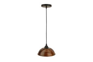 Hand Hammered Copper 8.5 Inch Dome Pendant Light