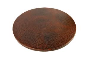 18 Inch Hand Hammered Copper Lazy Susan