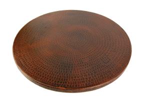 20 Inch Hand Hammered Copper Lazy Susan