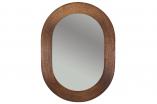 Hand Hammered Oval Copper Mirror