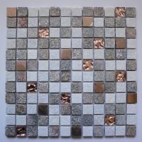 Copper with White and Brown Mixed Wall Tile