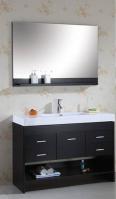 48 Inch Single Sink Vanity With Espresso Finish and Ceramic Top