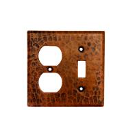 Copper 2 Hole Outlet and Single Toggle Switch