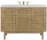 48 Inch Single Sink Wall Mount or Freestanding Vanity in Oak