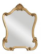 Lightly Distressed Gold Unique Mirror