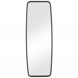 Matte Black Rectangular Mirror