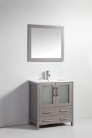 30 Inch Modern Single Sink Vanity in Light Gray