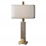 Caecilia Textured Amber Glass Table Lamp