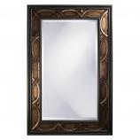 Charles Rectangular Bronze with Rust Highlights & Pewter Accents Mirror