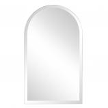Clear Frameless Arched Mirror