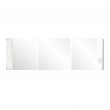 Clear Grid Mirror Set of 3