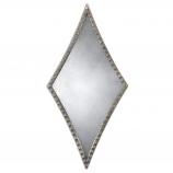 Gelston Oxidized Plated Silver Unique Mirror